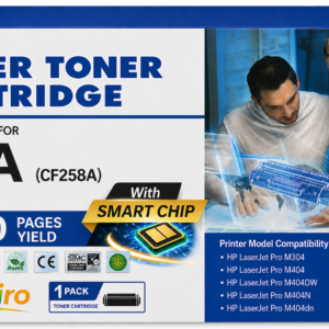 Compatible HP 58A CF258A Black Toner Cartridge